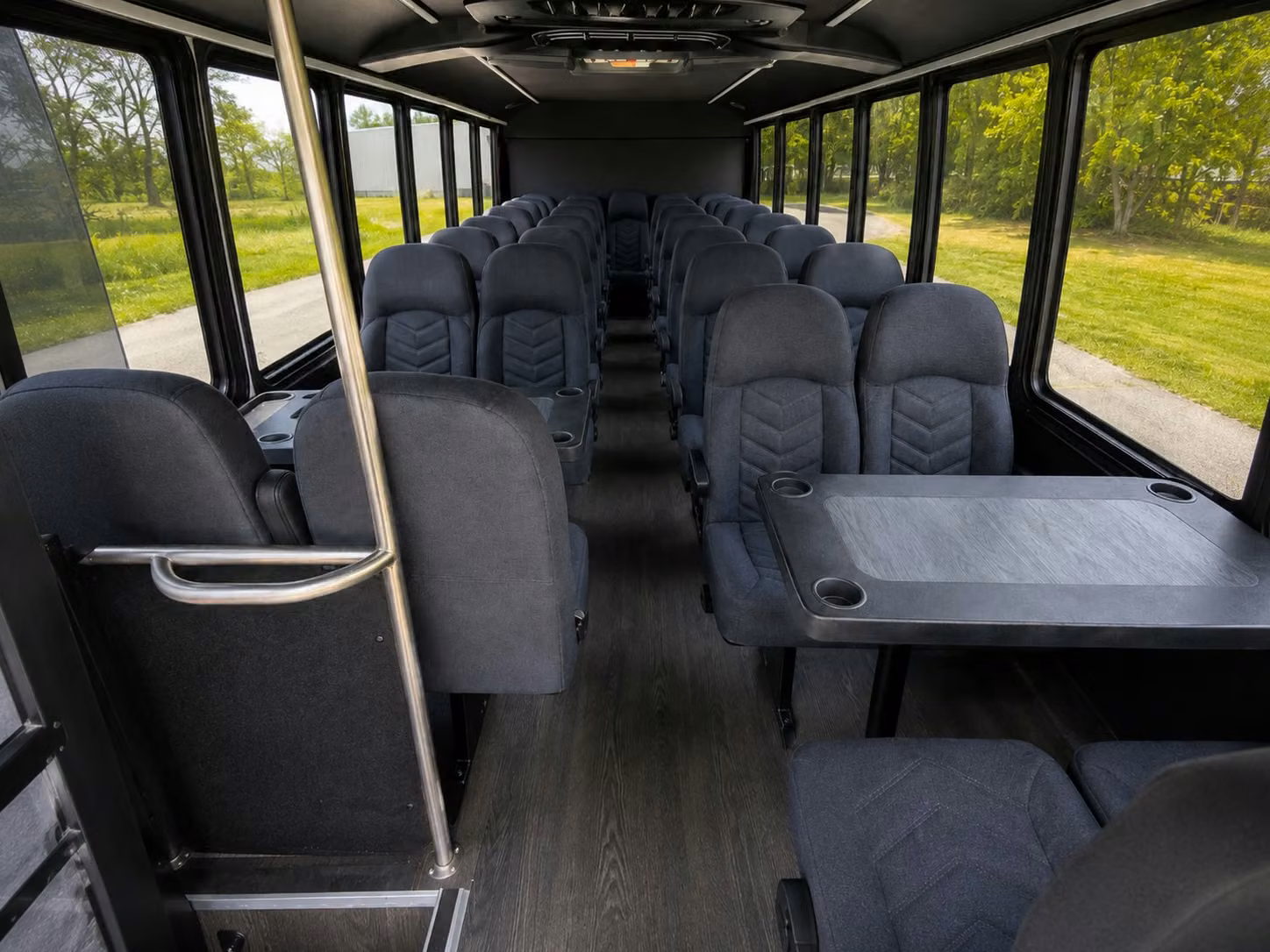 15 passenger minibus interior