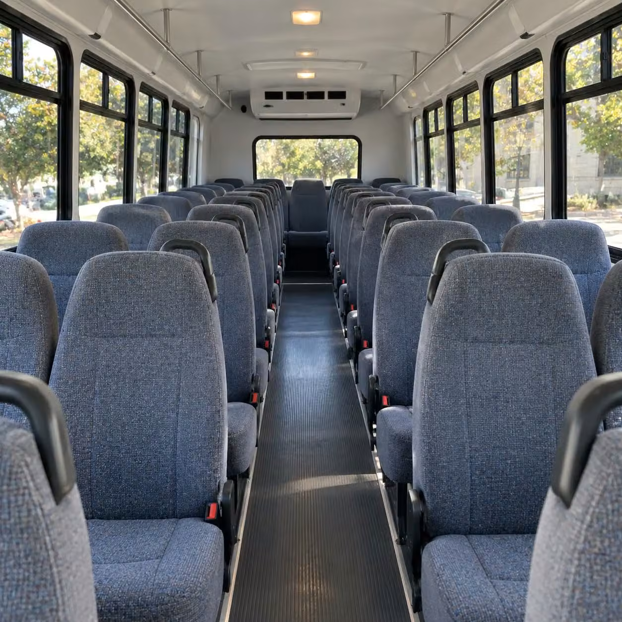 28 passenger minibus inside