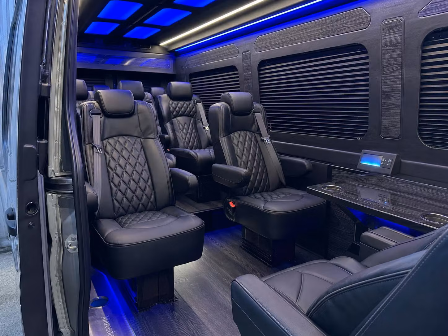 sprinter van transportation for groups and events across yorba linda